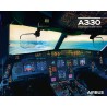 Poster A330neo vue du cockpit
