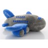 Airbus A380 plush plane blue grey Aircraft model