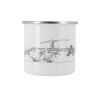 A400m mug metal émaillé