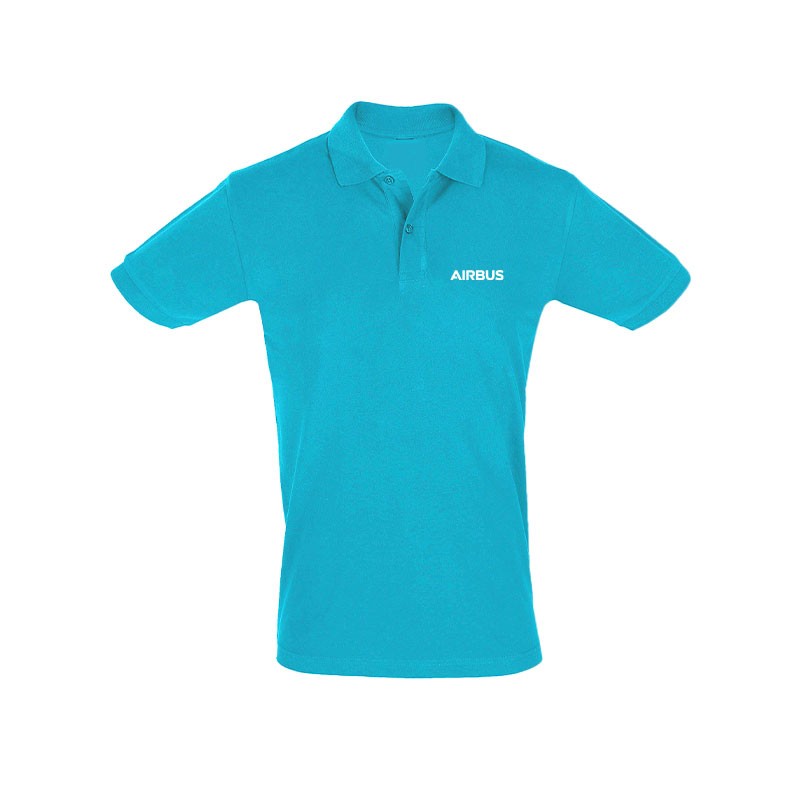 Men light blue polo shirt
