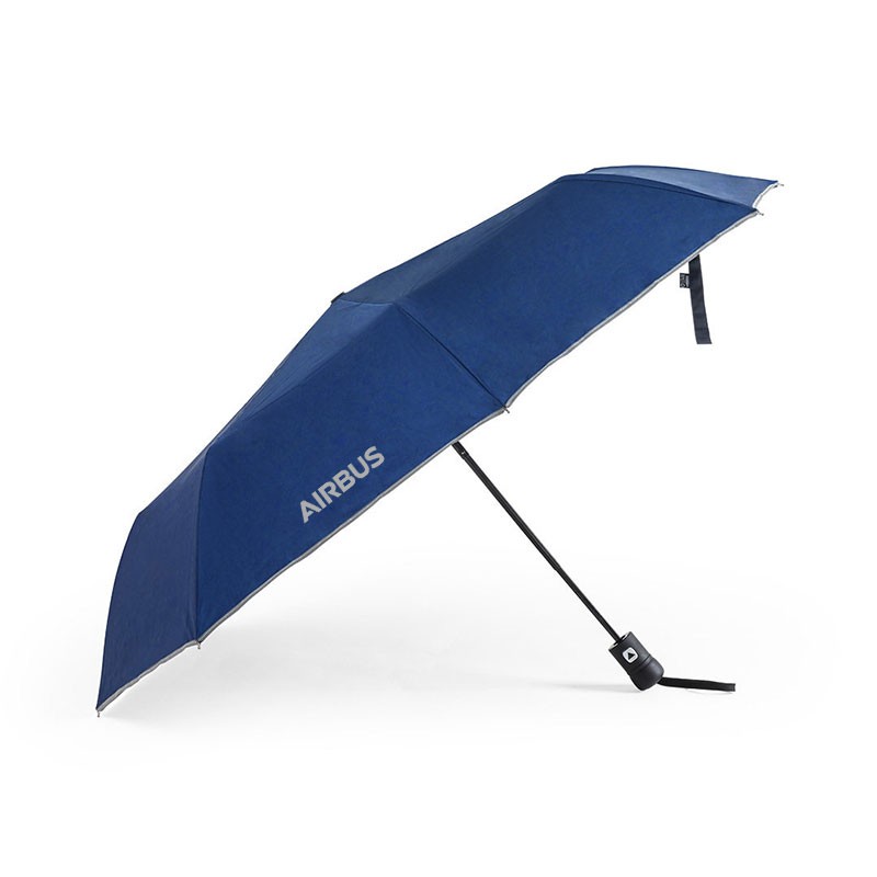 Reflective automatic folding storm umbrella