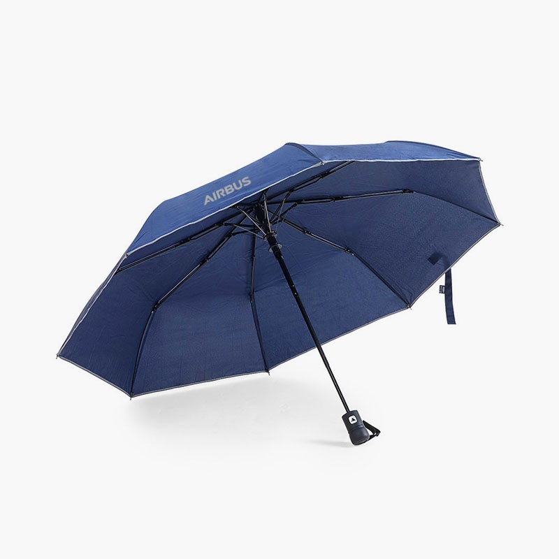 Reflective automatic folding storm umbrella