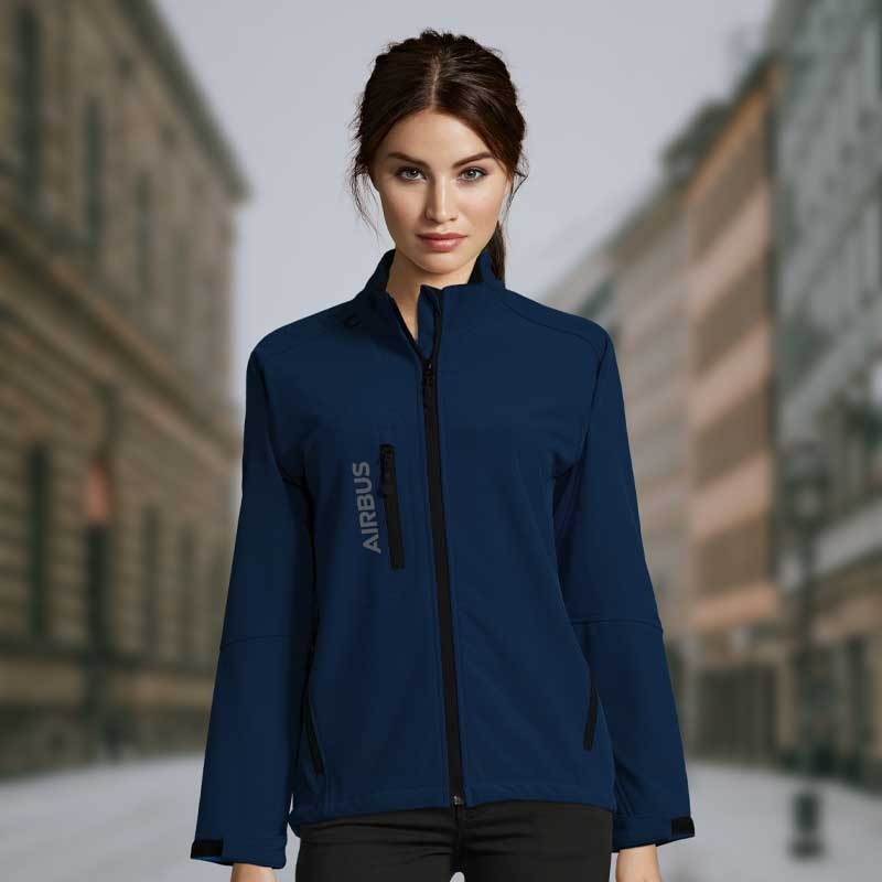 Women Softshell zipped jacket