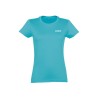 Women light blue tee shirt