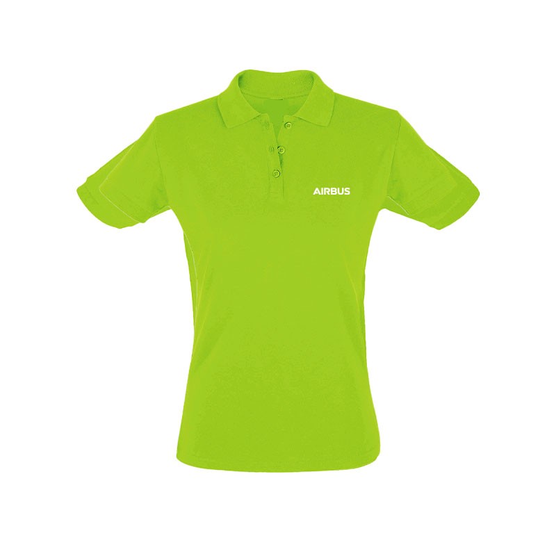 Women light green polo shirt