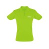 Women light green polo shirt