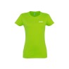 Women light green tee shirt