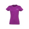 Women purple tee shirt