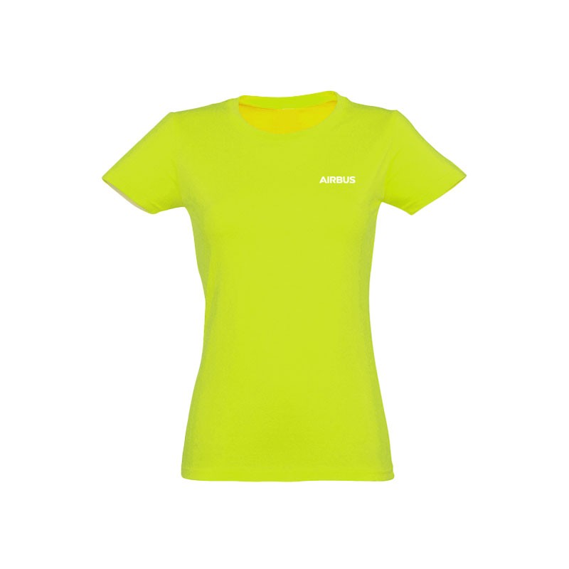 Women yellow tee shirt